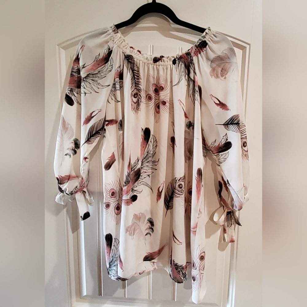 Feather blouse